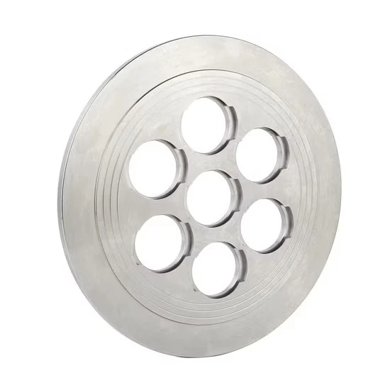 Flange de placa porosa