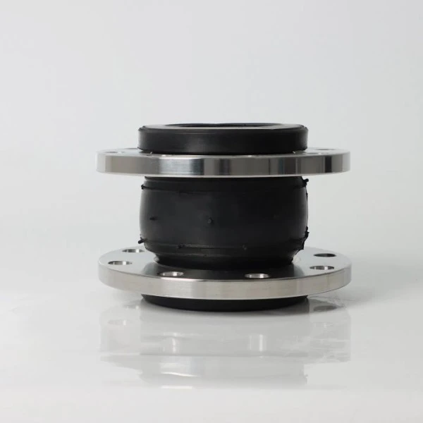 Flange articular flexível de borracha